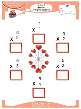 Çocuklar İçin toplam işlemi yaprak testleri 